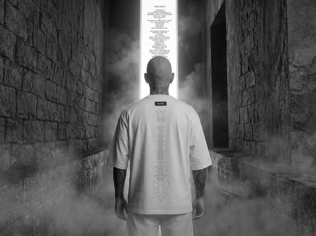 Дресс-код врача — футболка TWEED с принтом Позвоночник