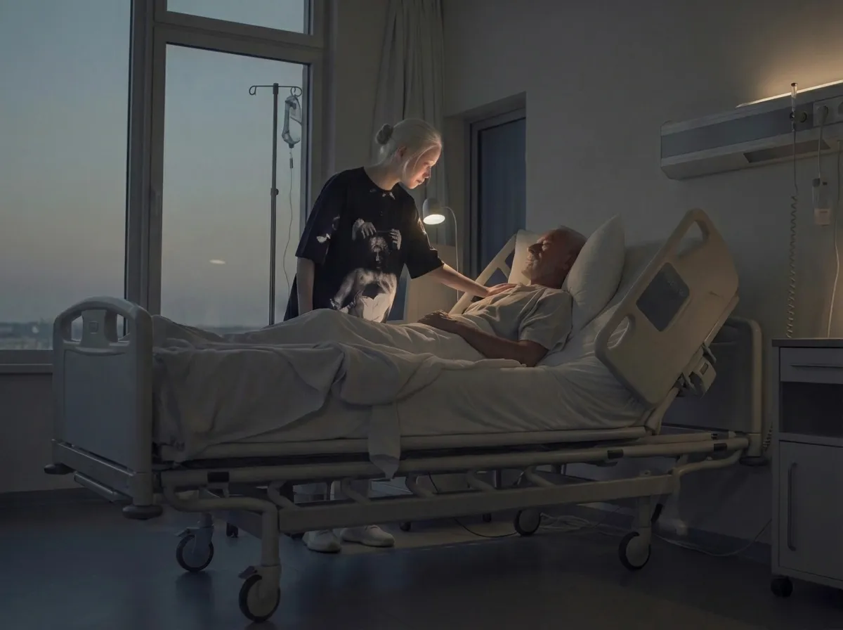 Ночная смена — врач у постели пациента