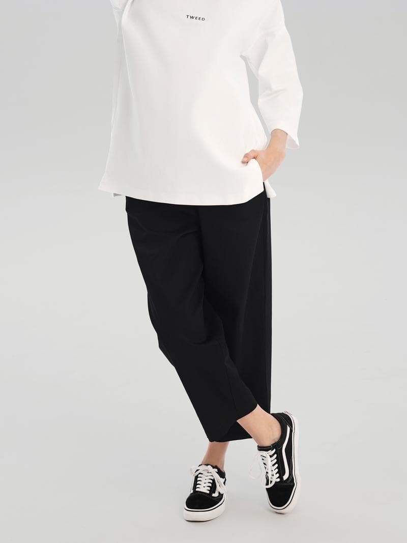 Брюки Wide чёрные жен — фото 4