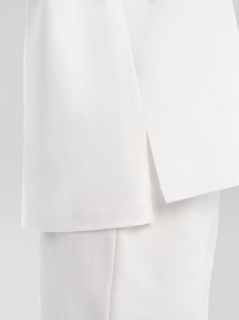 Топ классический белый жен — фото 1