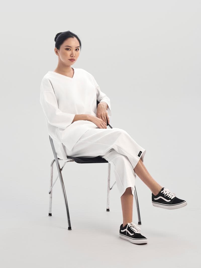 Топ классический белый жен — фото 4