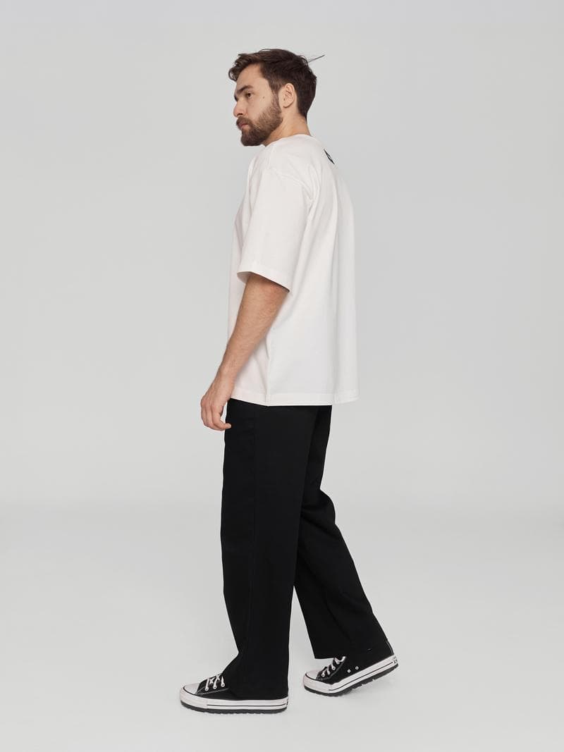 Футболка классическая белая муж — фото 2