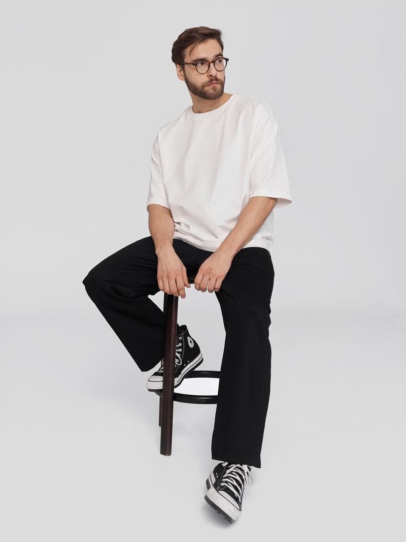 Футболка классическая белая муж — фото 4