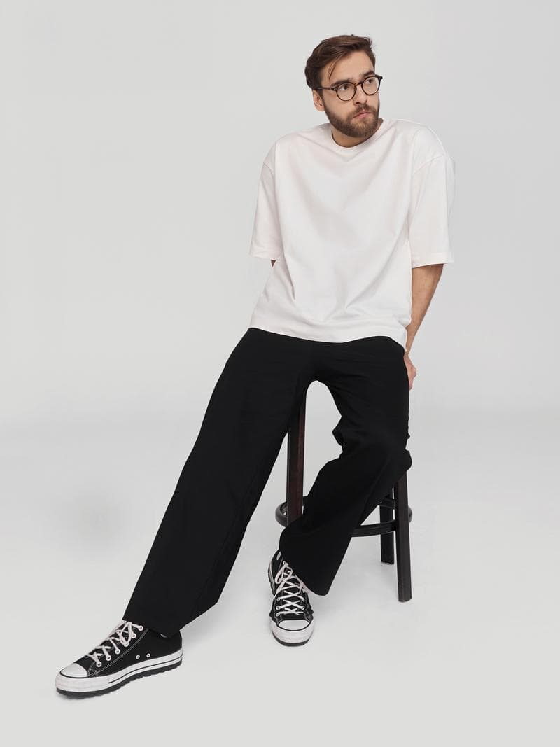 Футболка классическая белая муж — фото 5