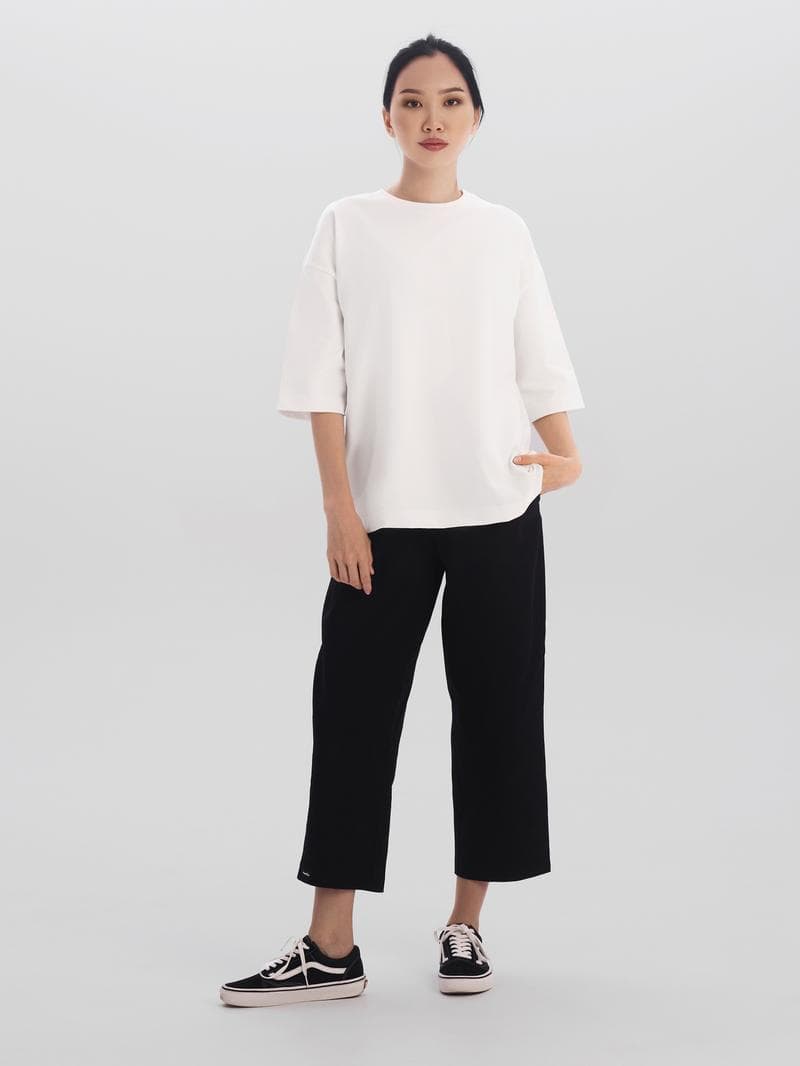 Футболка классическая белая жен — фото 3